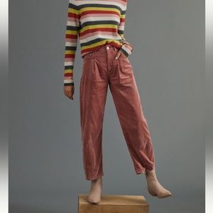 Anthropologie Pilcro Tapered Corduroy Pant